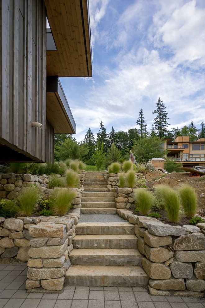 Sun Realty Outer Banks for a Contemporary Landscape with a Hardscape and Ha Ha Hills by Juxtapose Design Build