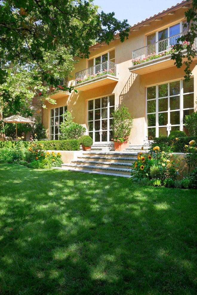 Sunflower Cafe Sonoma for a Eclectic Landscape with a Patio and Garden House by Dave Adams Photography