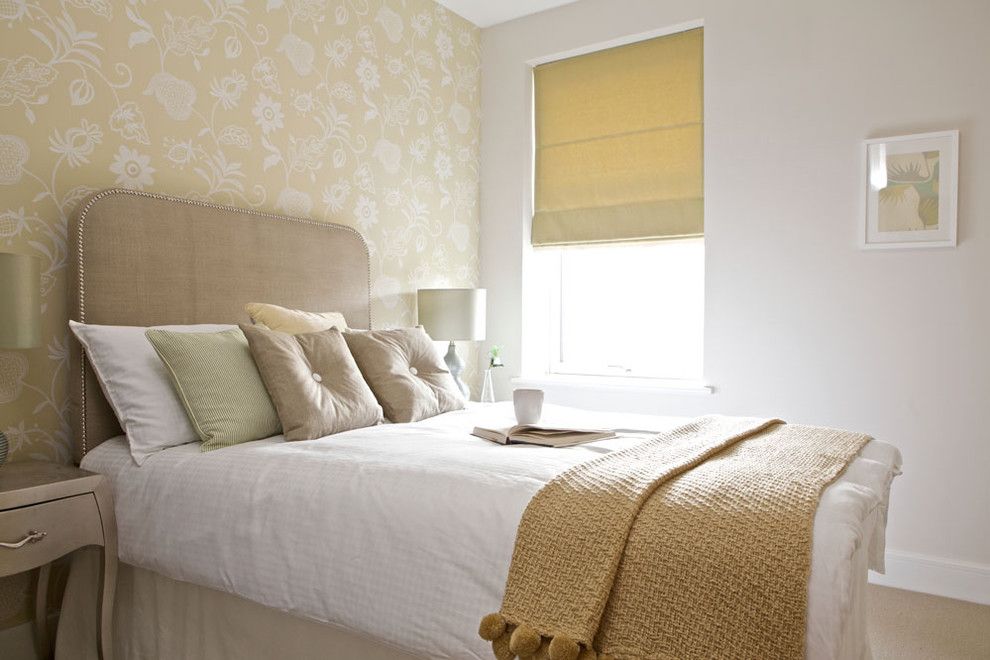 Sysco Guest Supply for a Eclectic Bedroom with a Bedside Table and Fresh, Light and Simple by the Couture Rooms