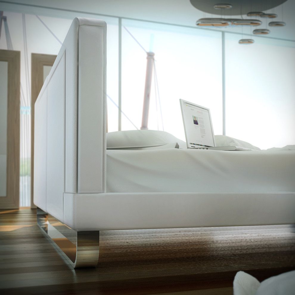 Tailor Lofts for a Contemporary Bedroom with a Chelsea and Chelsea Contemporary & Modern Bed by Modloft by Cressina