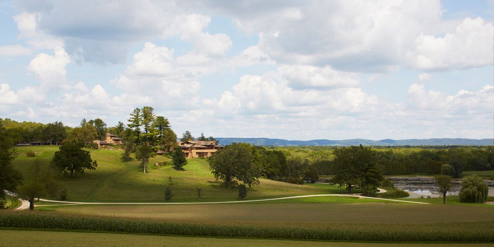 Taliesin Wisconsin for a Contemporary Exterior with a Architecture Photography and Taliesin, Frank Lloyd Wright by Corey Gaffer Photography