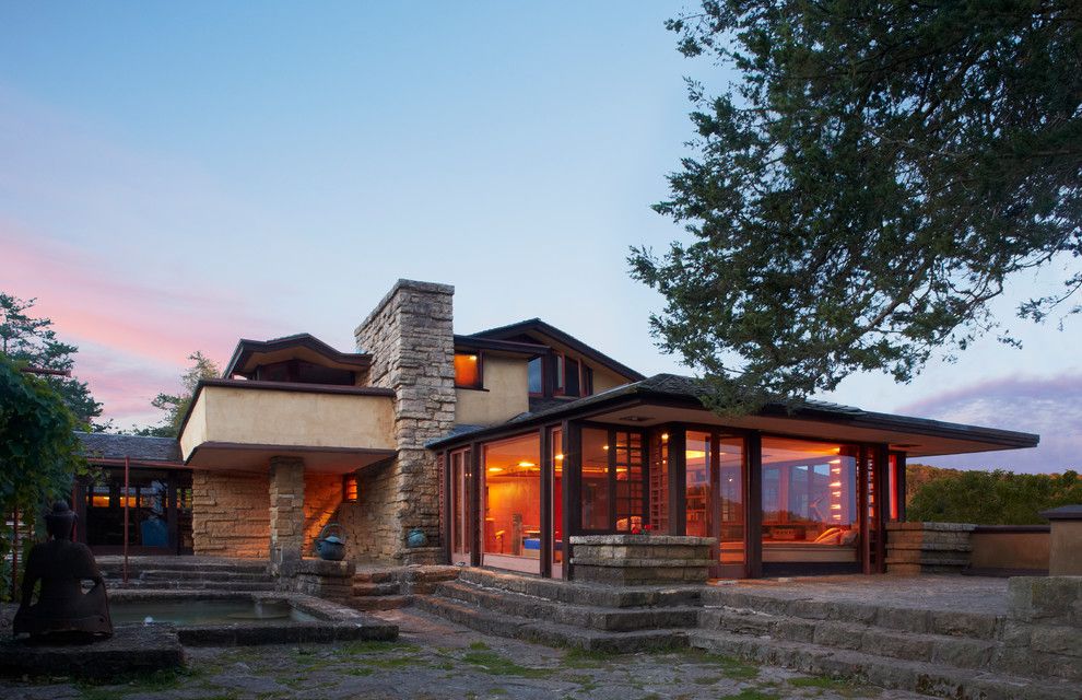 Taliesin Wisconsin for a Contemporary Exterior with a Taliesin and Taliesin, Frank Lloyd Wright by Corey Gaffer Photography