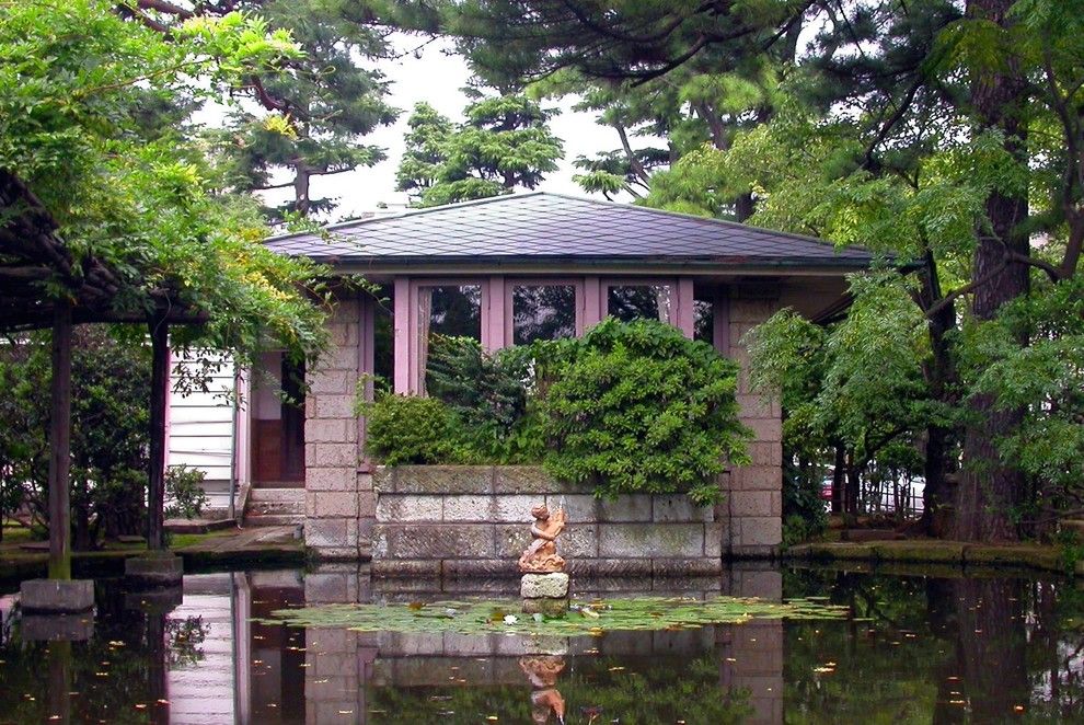 Taliesin Wisconsin for a Japanese Exterior with a Frank Lloyd Wright and Frank Lloyd Wright's Influences in Japan by Kismet Productions