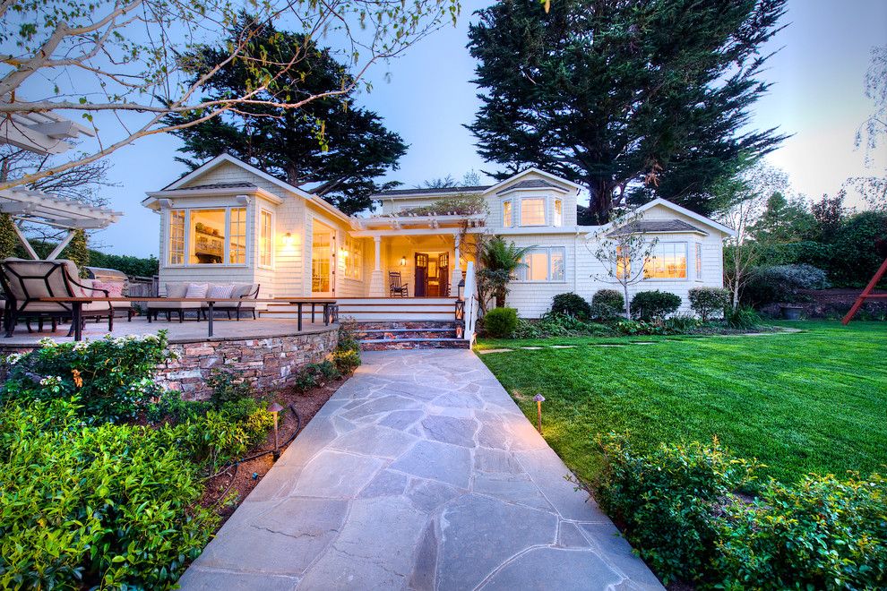 Tamalpais for a Craftsman Exterior with a Stone Walk and Extraordinary & Rare Mill Valley Family Compound by Decker Bullock Sotheby's International Realty