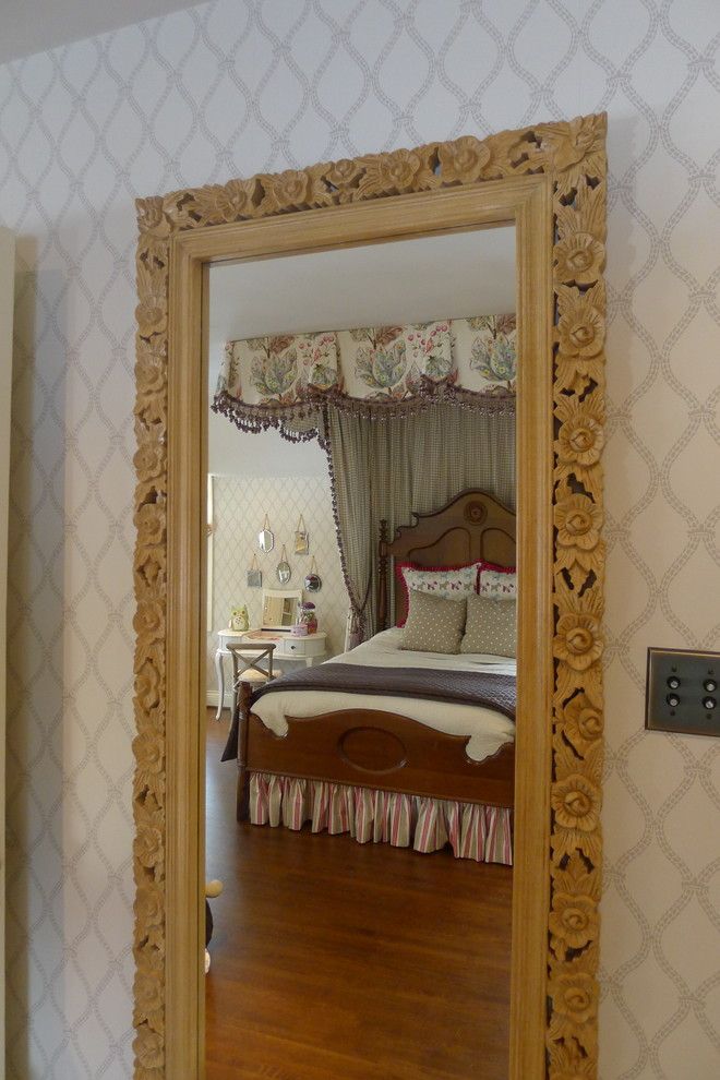 Tea and Crumpets for a Traditional Bedroom with a Drapery Trimming and Child's Bedroom by Susan Brook Interiors