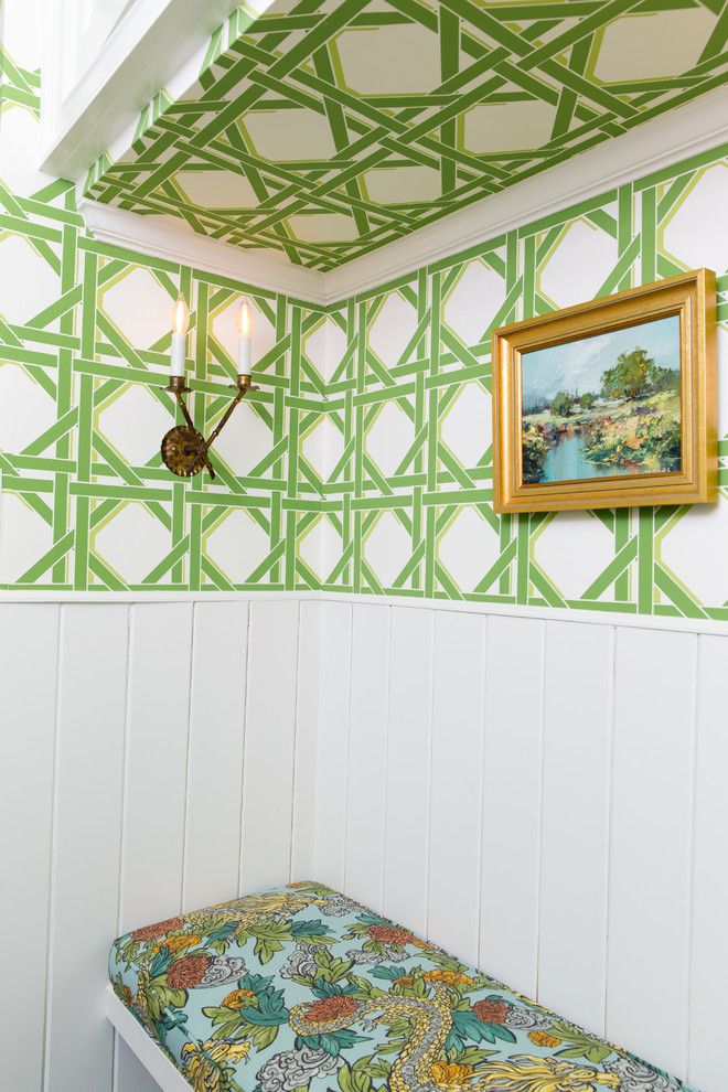 The Nook Atlanta for a Traditional Entry with a Green Accents and Bohler by Anna Braund