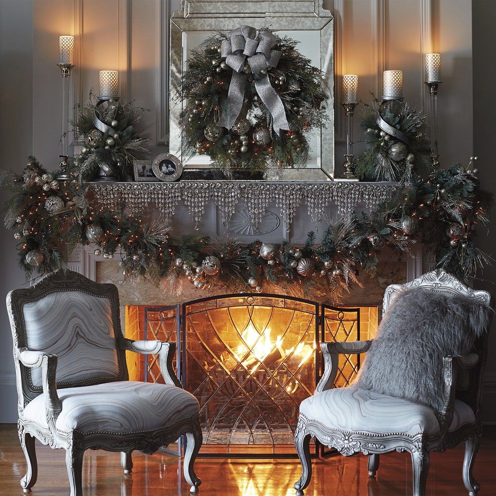 The Seasons Laurel Md for a Traditional Living Room with a Crystal Garland and Frontgate by Frontgate