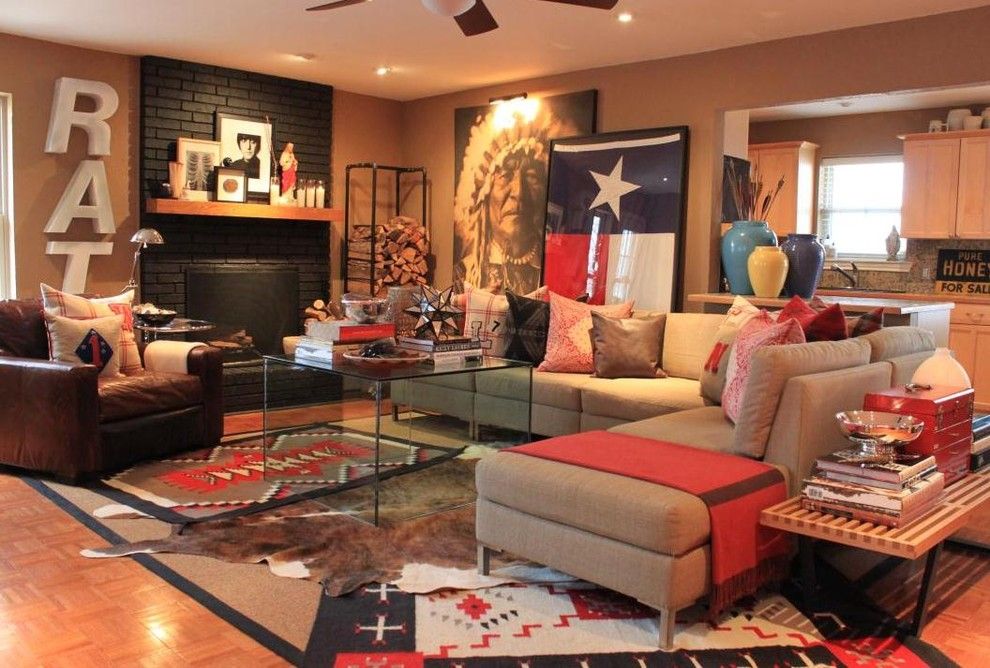 Thrift Stores Omaha for a Southwestern Living Room with a Rustic and Den by the Cavender Diary