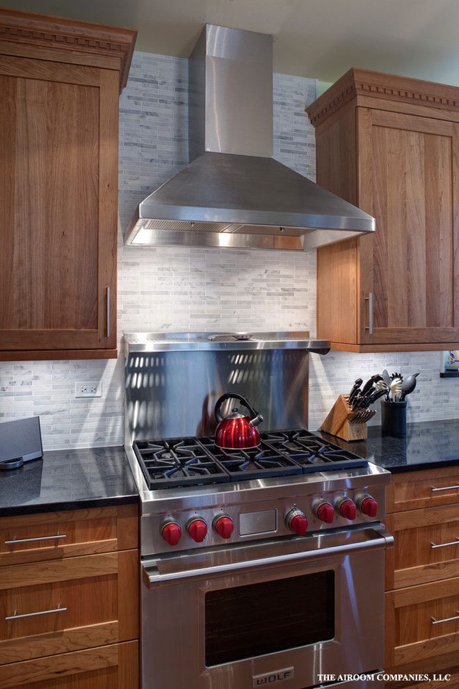 Tile Outlet Chicago for a Modern Kitchen with a Oven and Chicago Kitchen Remodel by Airoom Architects Builders Remodelers