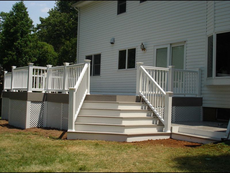 Timber Tech for a Traditional Spaces with a Deck and Warren Nj Azek Timbertech Deck by Deck Pros