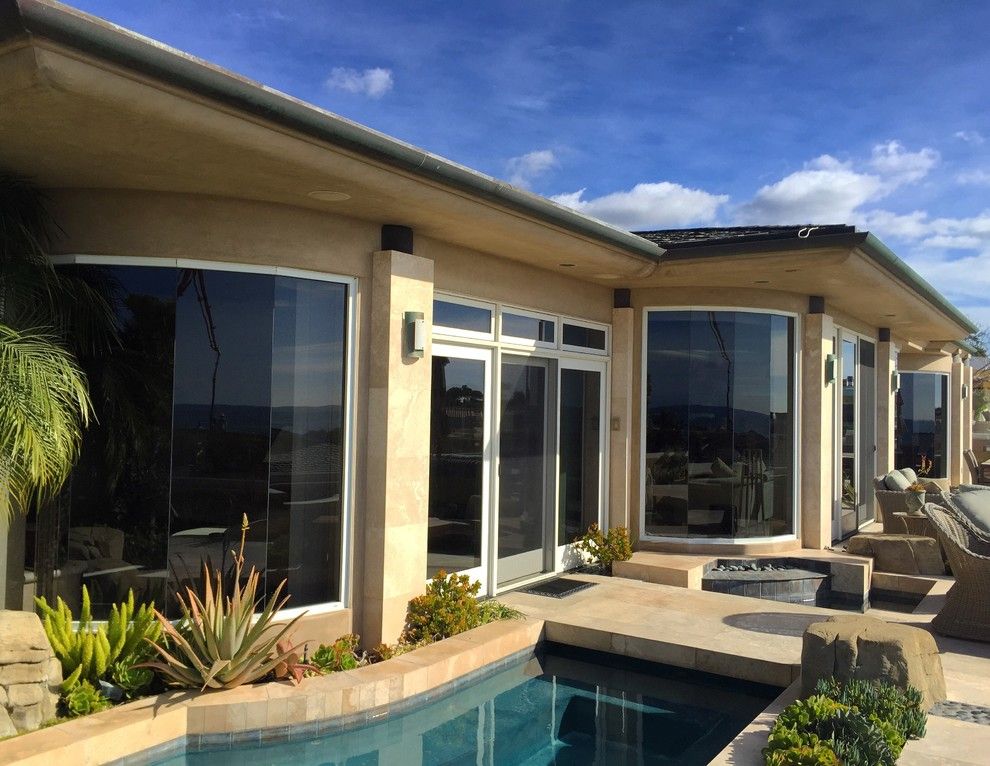 Tint Pros for a Transitional Pool with a Southern California Window Film and Our Work by the Tint Pros