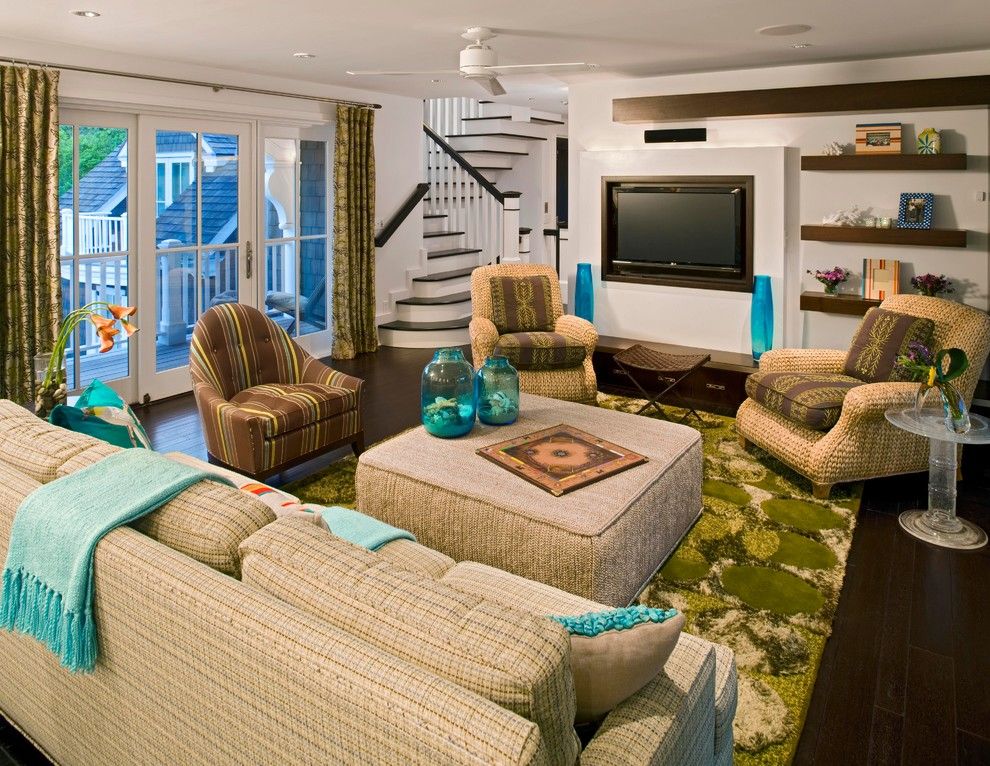 Tony Brown Chevrolet for a Contemporary Family Room with a Seagrass and Beach House Ii by Bruce Palmer Coastal Design