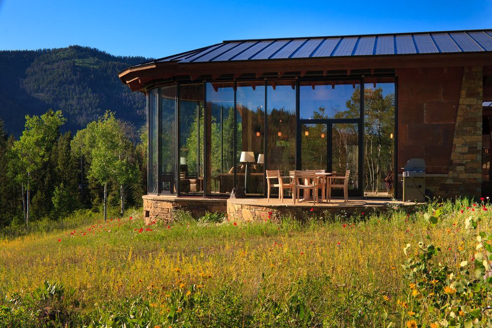 Torrey Hills Apartments for a Rustic Exterior with a Meadow and Pocket Ranch by Teton Heritage Builders