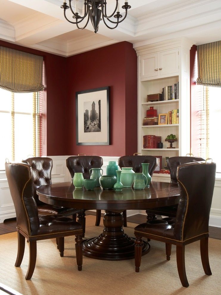 Towne Storage for a Traditional Dining Room with a White Bookcase and Gramercy Park, Nyc by Scott Sanders Llc