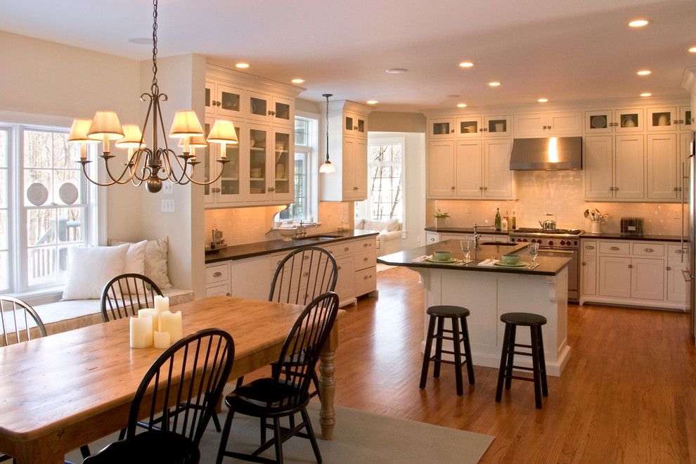 Towne Storage for a Traditional Kitchen with a White Cabinet and Renovation Style by Teakwood Builders, Inc.