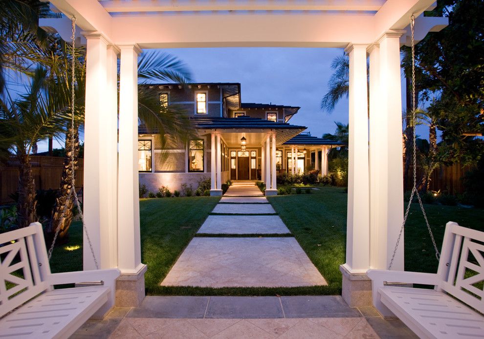 Turf Masters for a Traditional Landscape with a Outdoor Lighting and Bayside Traditional by Dorothy Howard Aia, Architect