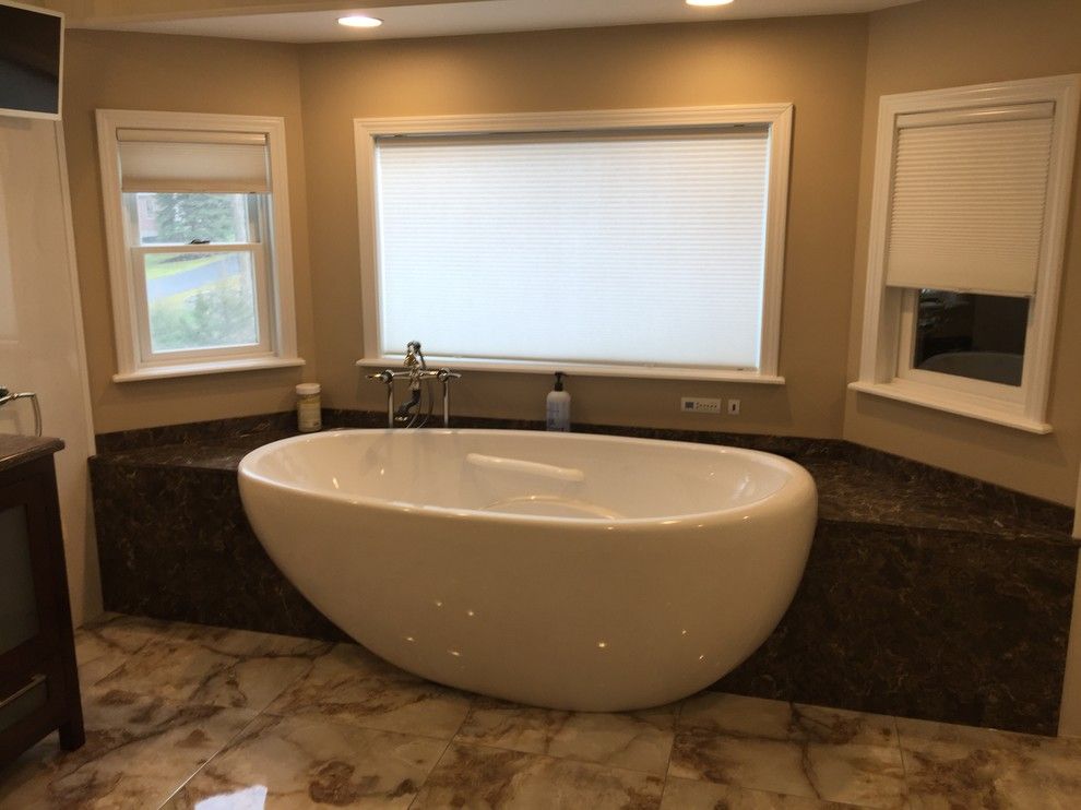 Ultratec for a Contemporary Bathroom with a Buschquartz and Albany, Ny Contemporary Bath by Innovations by Vp