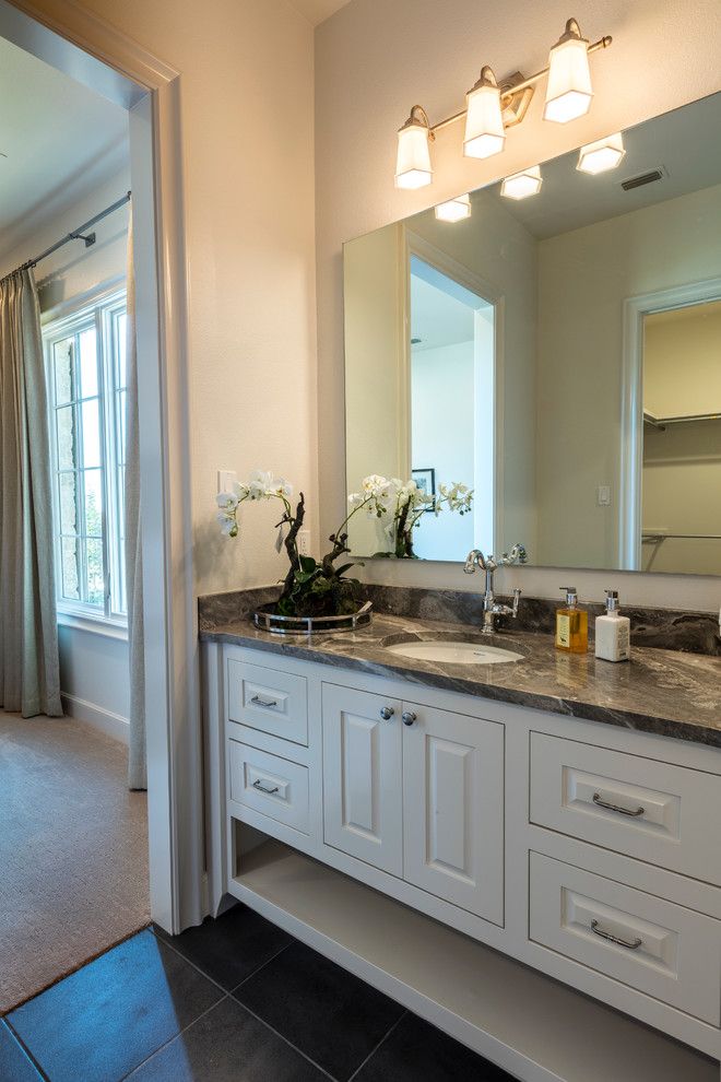 Undermain Theatre for a Rustic Bathroom with a Cathedral Ceilings and 2016 Parade Home by Anderson Fine Homes