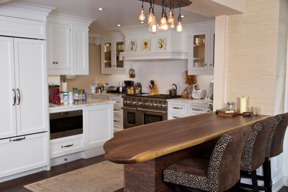 Union Grove Baptist Church for a Contemporary Kitchen with a L Shaped Kitchen Layout and Walnut Kitchen Island and Walnut Custom Cabinet by Re Co Bklyn