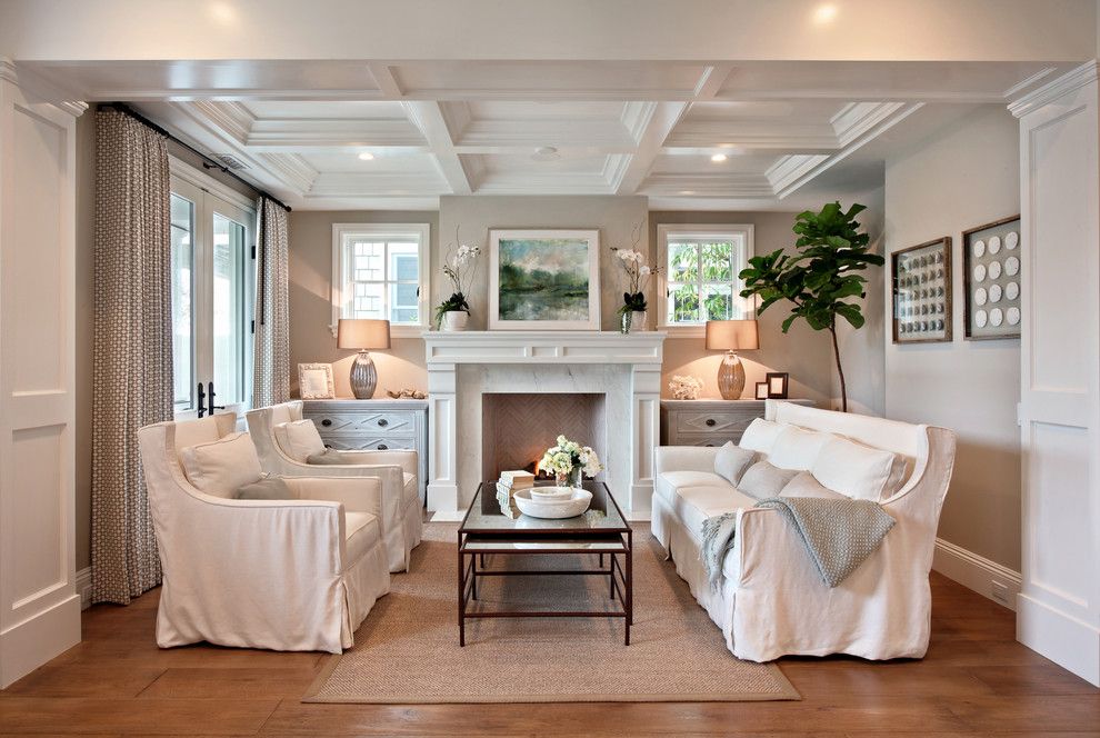 United Artists Farmingdale for a Beach Style Living Room with a Dresser and Bayshores Drive by Brandon Architects, Inc.