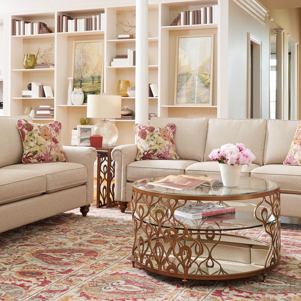 United Artists Farmingdale for a Traditional Living Room with a Patterned Rug and La Z Boy by La Z Boy