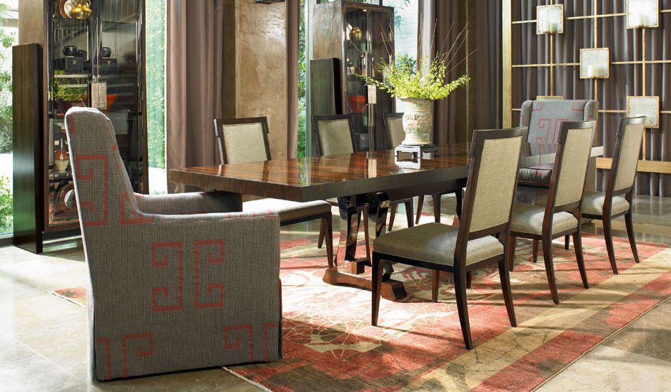 Vanguard Charlotte Nc for a Midcentury Dining Room with a Luxury Home Furnishings by Century and Century Furniture 