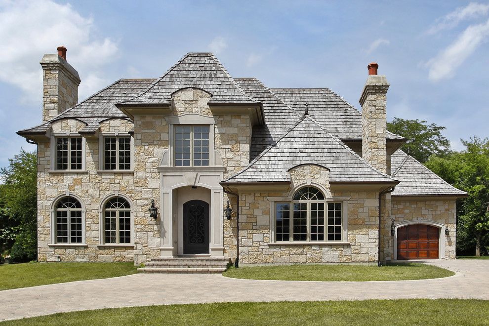 Veritas Houston for a Rustic Exterior with a Stone Exterior Homes and French Country by Veritas Custom Homebuilder, Inc.