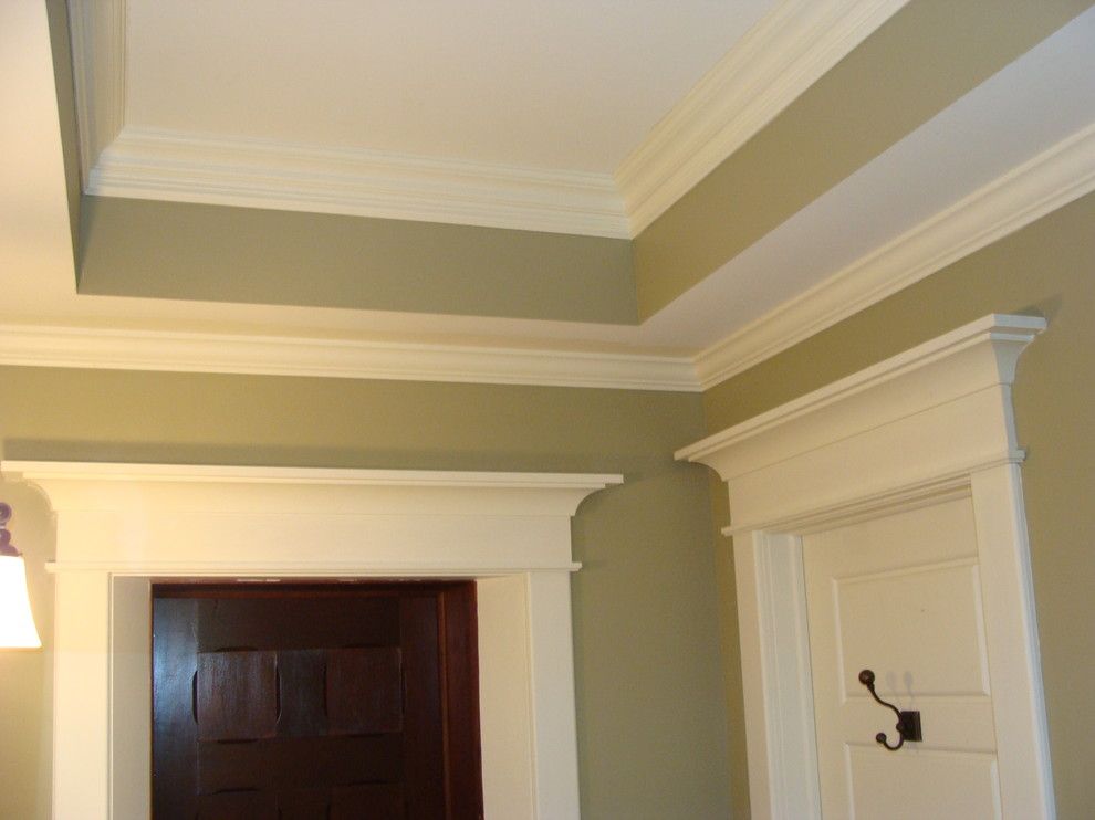 Vernon Hills Theater for a Traditional Bathroom with a Crown Molding and Lake George Historic Remodel by Adirondack Carpentry Llc