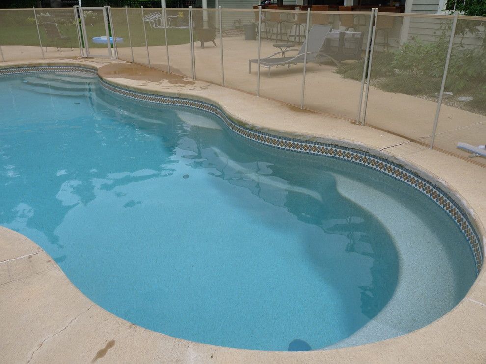 Viking Pools for a Traditional Pool with a Traditional and Viking Fiberglass Pools   Cancun by Cherry Hill Pool & Spa