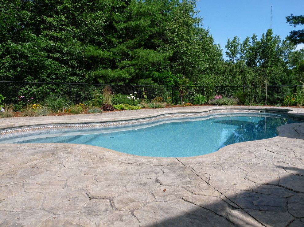 Viking Pools for a Traditional Pool with a Traditional and Viking Fiberglass Pools   Cancun by Cherry Hill Pool & Spa