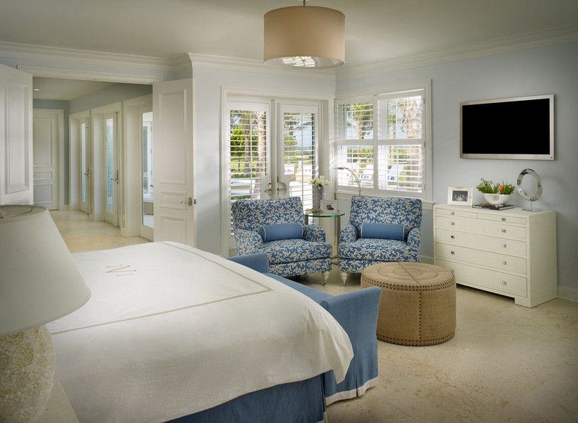 Vrbo Vero Beach for a Beach Style Bedroom with a Foyer and Vero Beach by Ivette Arango Interiors
