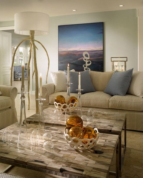 Vrbo Vero Beach for a Beach Style Living Room with a Custom Wall Unit and Vero Beach by Ivette Arango Interiors