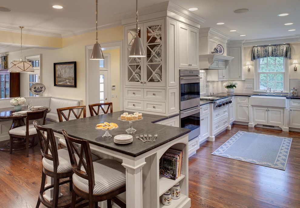 Washington Dc Points of Interest for a Traditional Kitchen with a Chicago Kitchen Design and Multi Room Kitchen Remodel by Drury Design