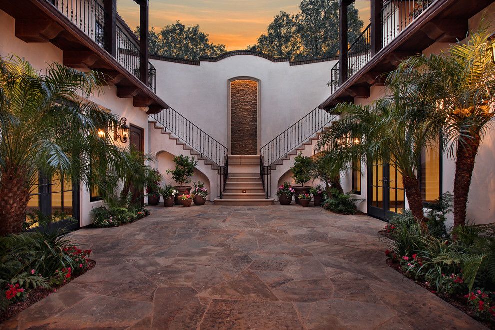 Water Gardens Spanish Fork for a Mediterranean Patio with a Landscaping and Altamar   Courtyard by Legacy Custom Homes, Inc.