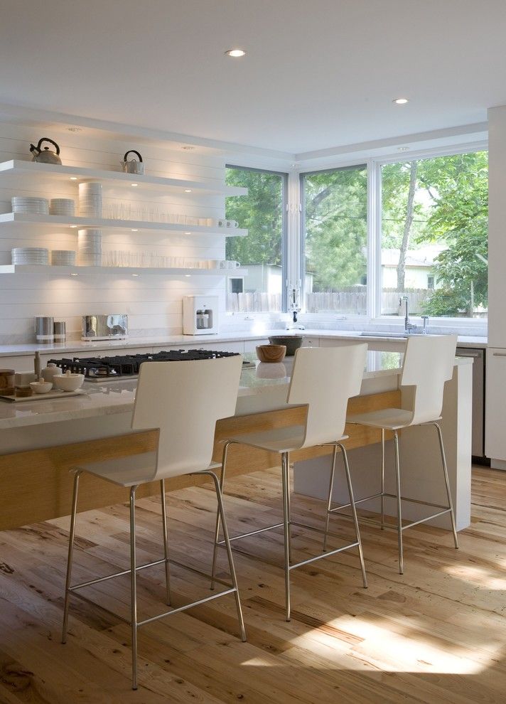 Watermark Apartments for a Modern Kitchen with a Corner Windows and Fairfield House by Webber + Studio, Architects