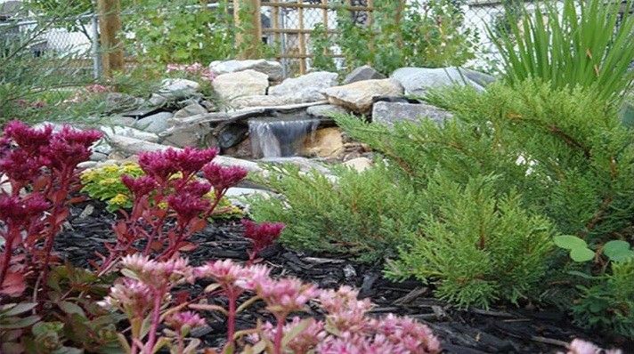 Waterscapes for a  Landscape with a Modern Landscape and Waterstone Landscaping Portfolio by Custom Stone & Waterscapes