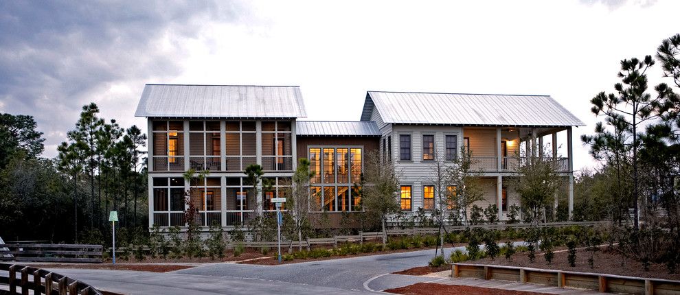 Watersound Florida for a Beach Style Exterior with a Inlet and Sandy Creek Lot 1 by Chancey Design