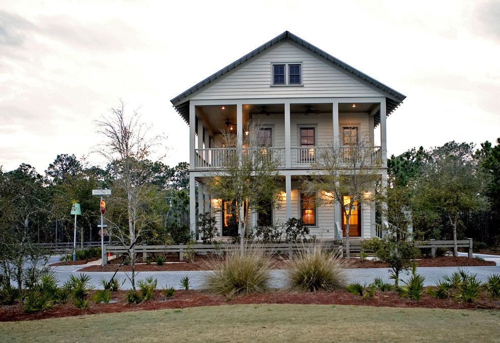 Watersound Florida for a Beach Style Exterior with a Sandestin and Sandy Creek Lot 1 by Chancey Design