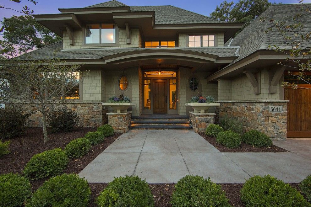 Weather Ft Collins Co for a Craftsman Exterior with a Shingle Siding and Edina on Parade by Skd Architects