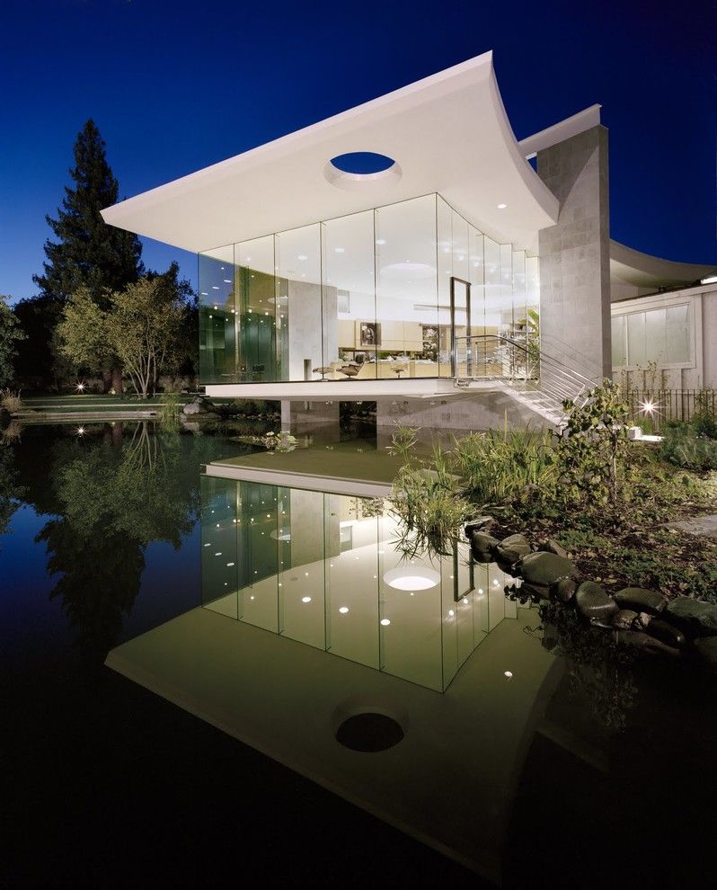 Weather Lakeside Ca for a Contemporary Exterior with a Cantilever and Lakeside Studio by Mark Dziewulski Architect