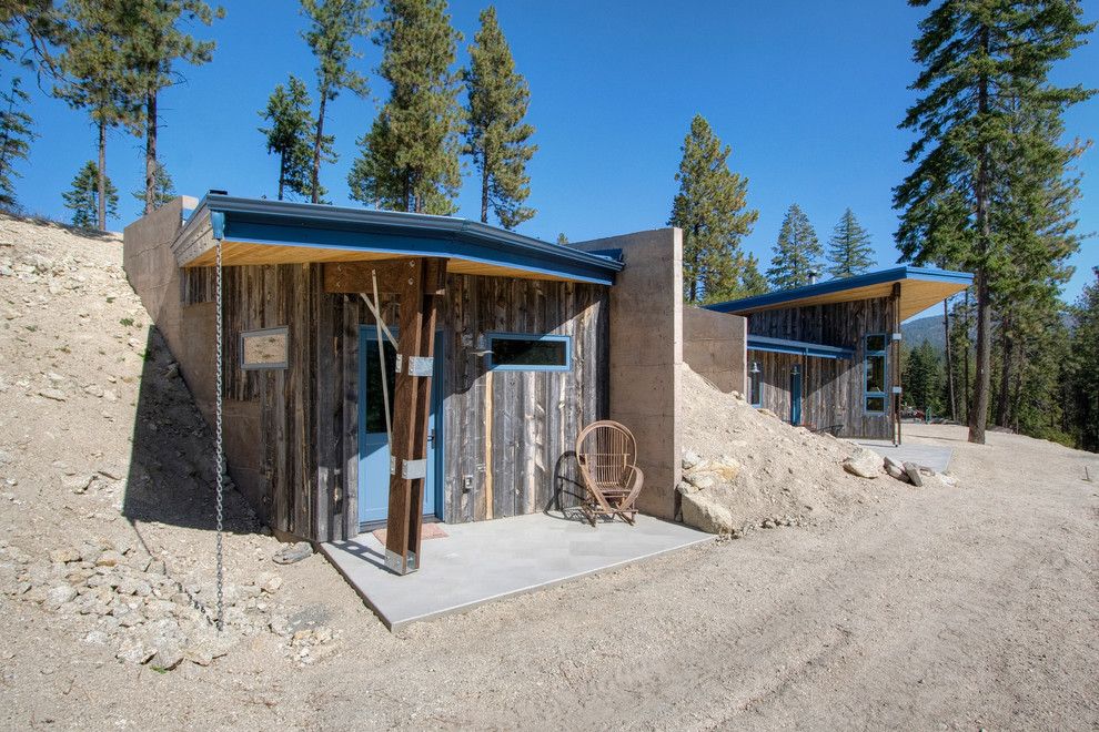 Weather Woodinville Wa for a Rustic Porch with a Concrete and Earth Flow by Copeland Architecture & Construction Inc