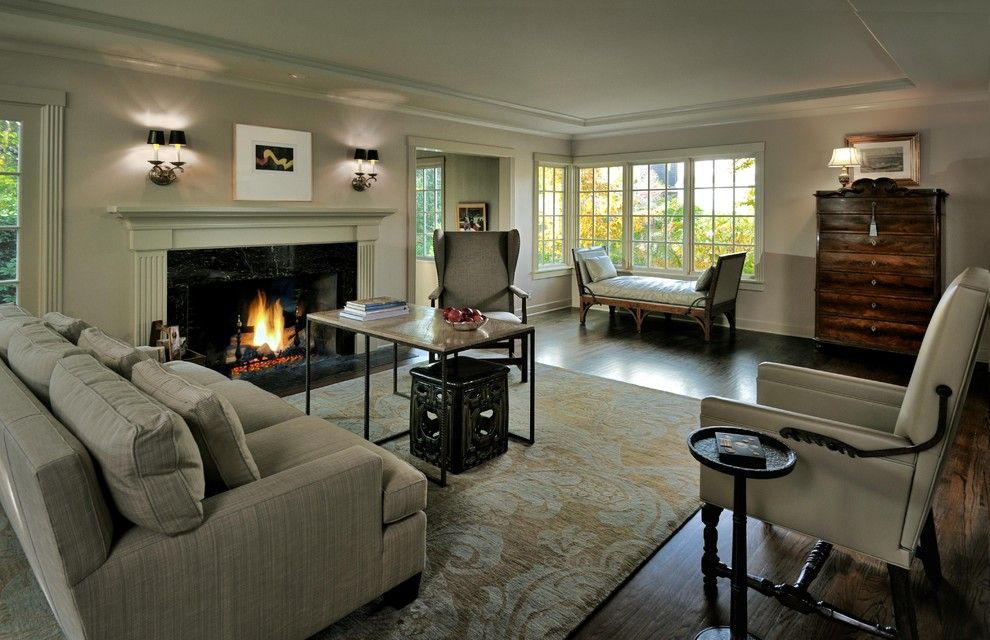 Weather Woodinville Wa for a Traditional Living Room with a Social and Living Room by Paula Devon Raso Interior Design