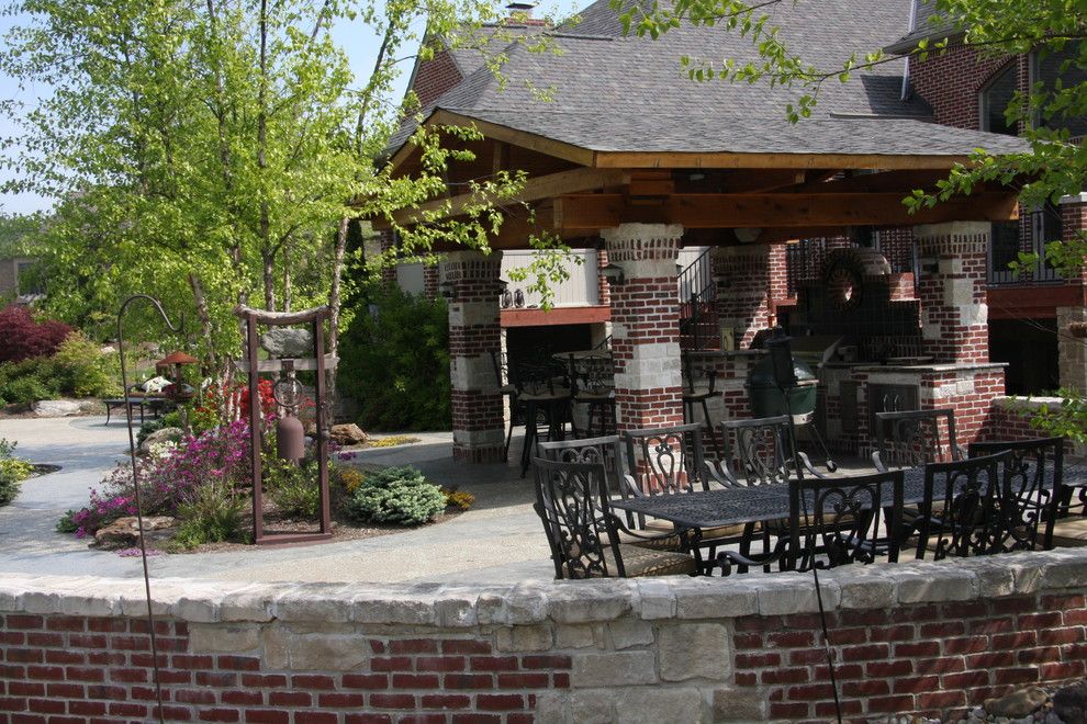 Weber Grill Indianapolis for a Rustic Spaces with a Arbor and the Kaplan Residence by Pro Care Horticultural Services