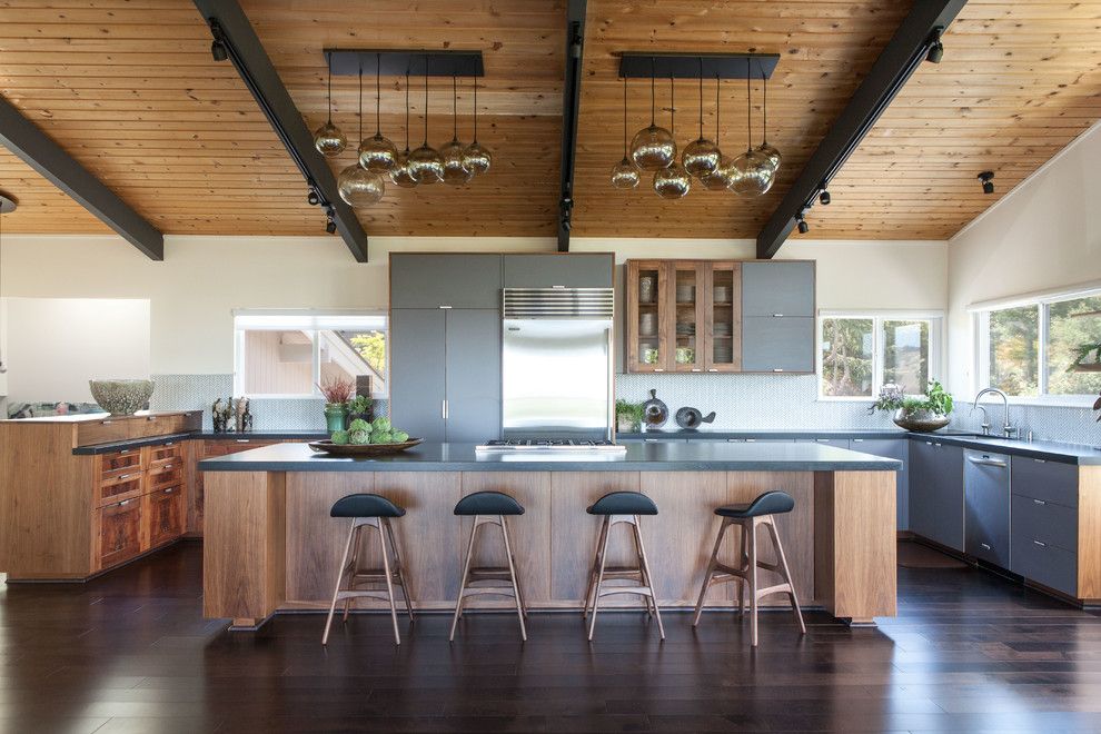 West Elm Chelsea for a Contemporary Kitchen with a Clean Lines and Modern Zen by Studio Shk