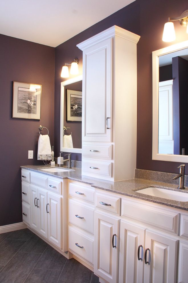 Westwind Homes for a Traditional Bathroom with a Granite Series Cultured Marble and Deer Haven by Westwind Woodworkers Inc.