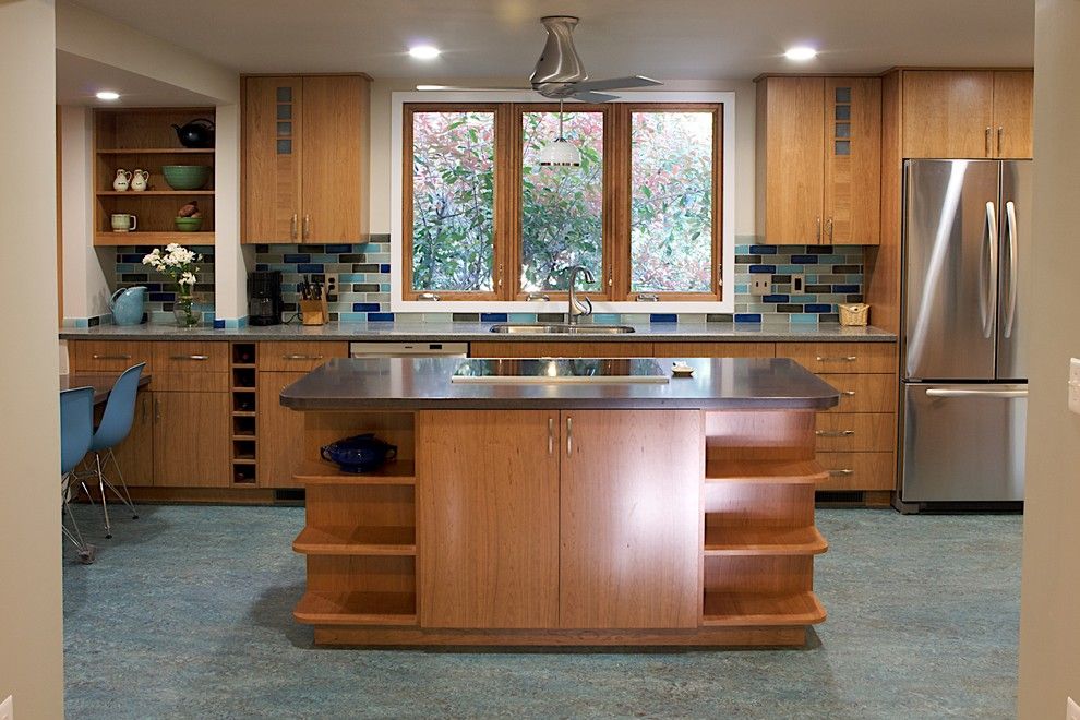 What is an Induction Cooktop for a Traditional Kitchen with a Low Voc and Ecoblue Kitchen by Brennan + Company Architects