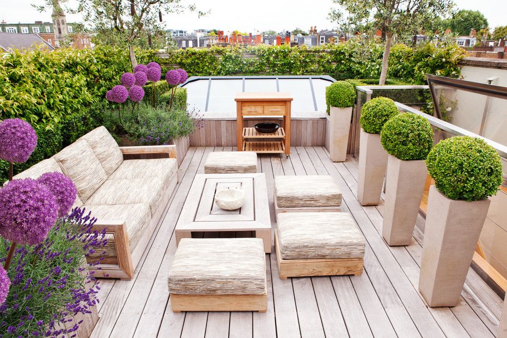 Whisler Land Company for a Contemporary Deck with a Rooftop Deck and Stratford Road by Randle Siddeley