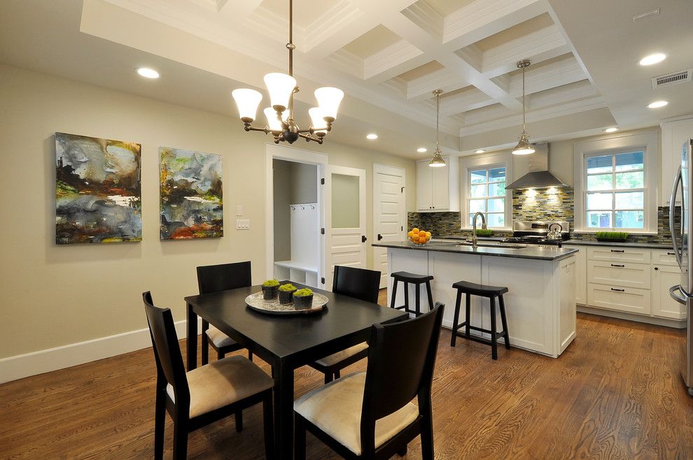 Wholesale Builders Supply for a Traditional Kitchen with a Black Dining Table and Spring Builders by Latera Architectural Surfaces / Dorado Stone