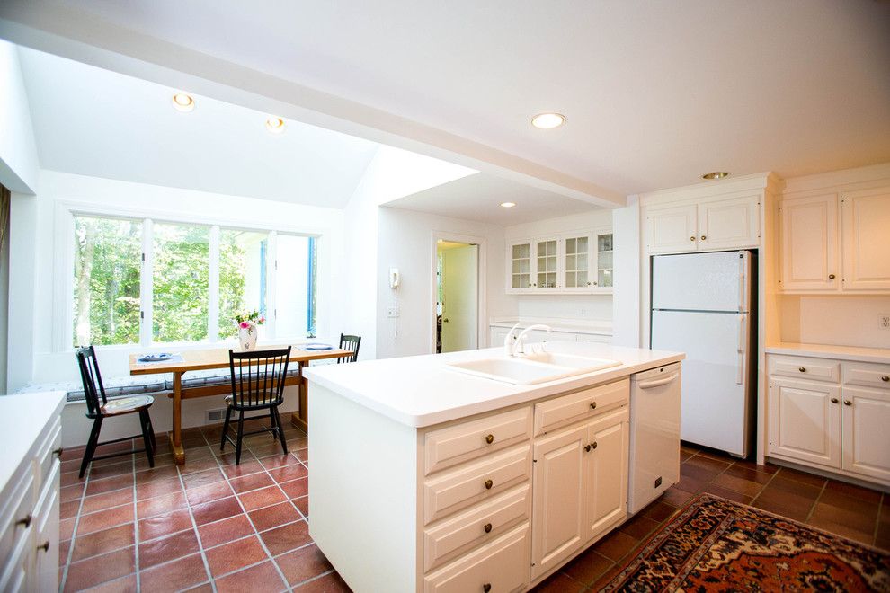 Winchester Ma Real Estate for a Mediterranean Kitchen with a Benoit Mizner Simon and 24 Claypit Hill Road, Wayland, Ma by Amy Mizner, Benoit Mizner Simon & Co.