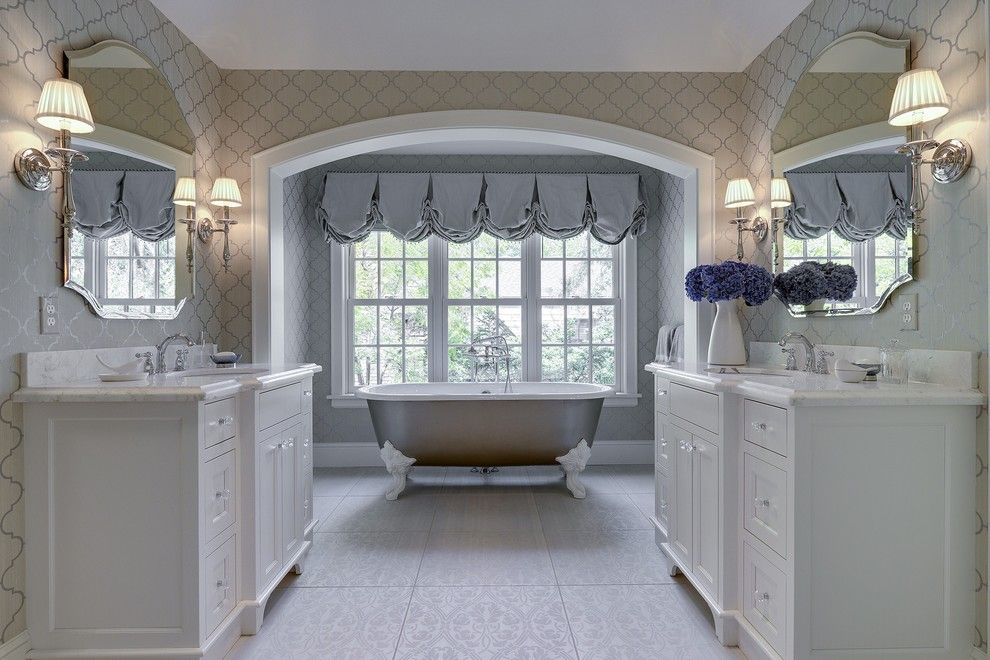 Windermere Country Club for a Victorian Bathroom with a White Sink Cabinet and Country Club Project Remodel by Great Neighborhood Homes